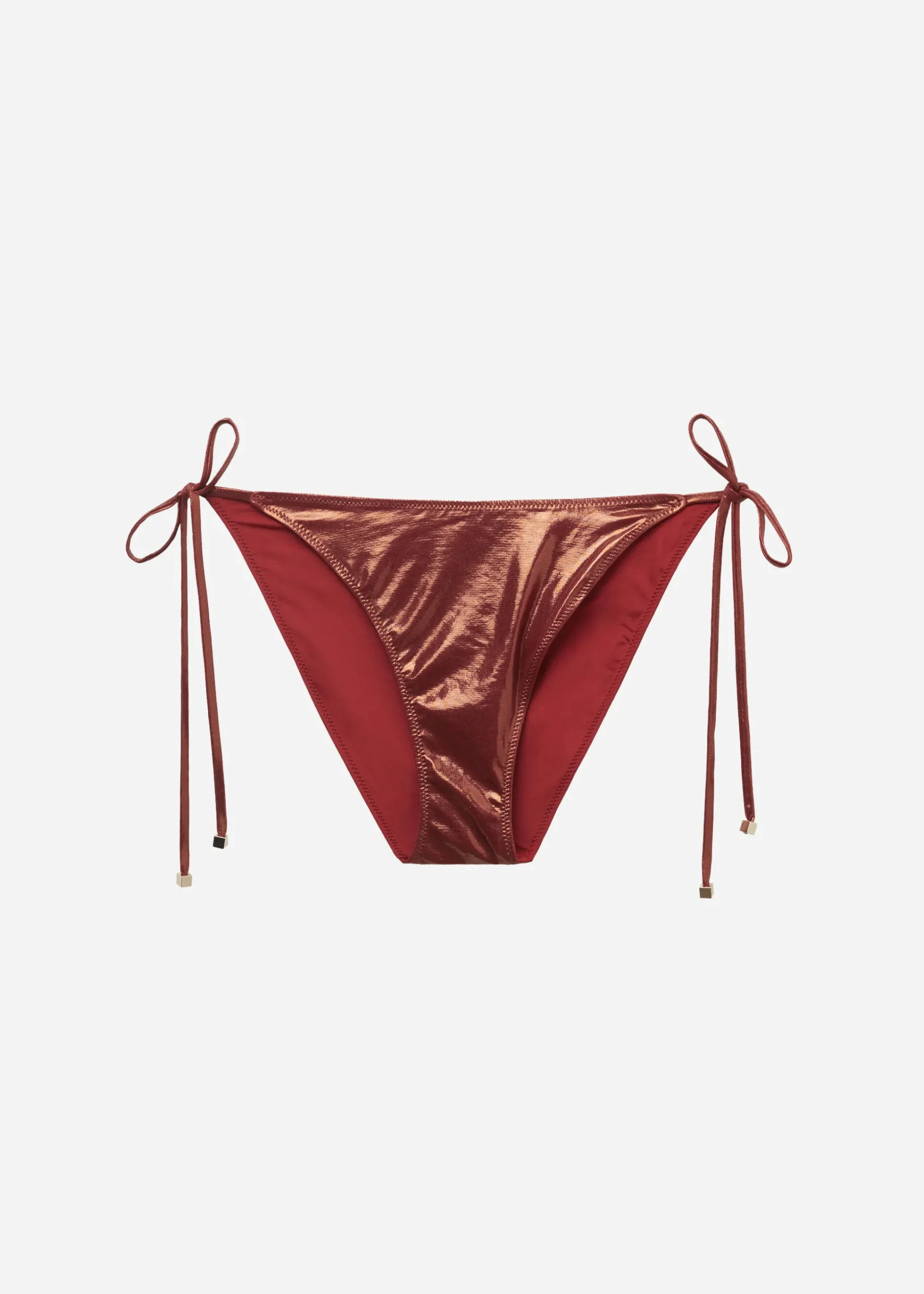 Figi wiązane dół od kostiumu Metallic Skin