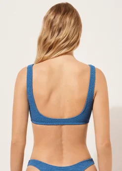 Klasyczny biustonosz góra od kostiumu Crinkle Waves