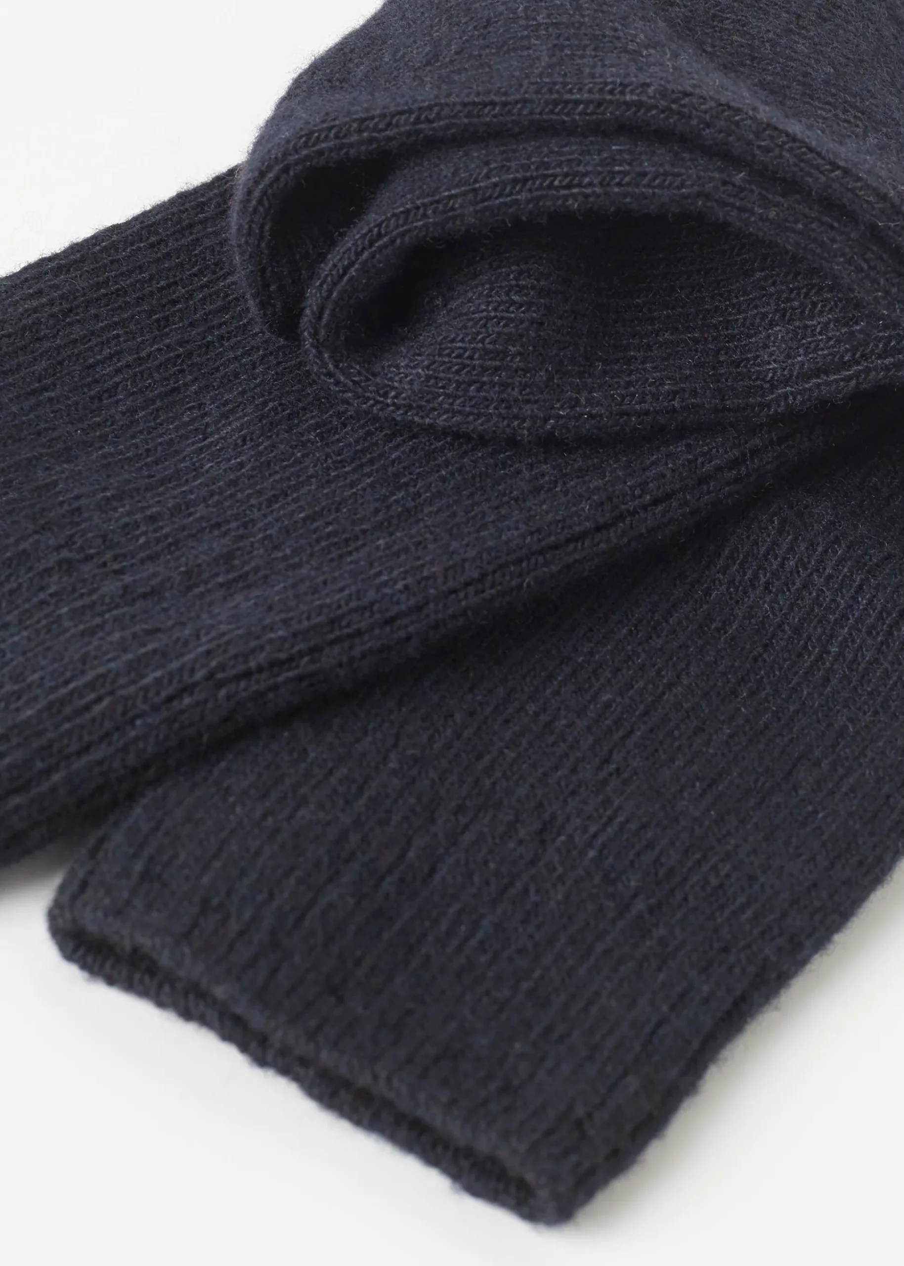 Krótkie Prążkowane Skarpety z dodatkiem Wełny i Kaszmiru