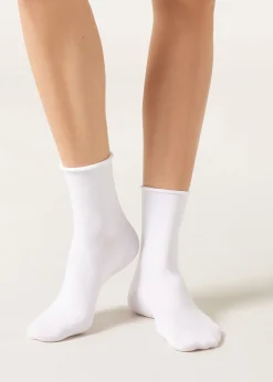 Krótkie Skarpetki Bezuciskowe z Bawełny