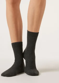 Krótkie skarpety z kaszmirem