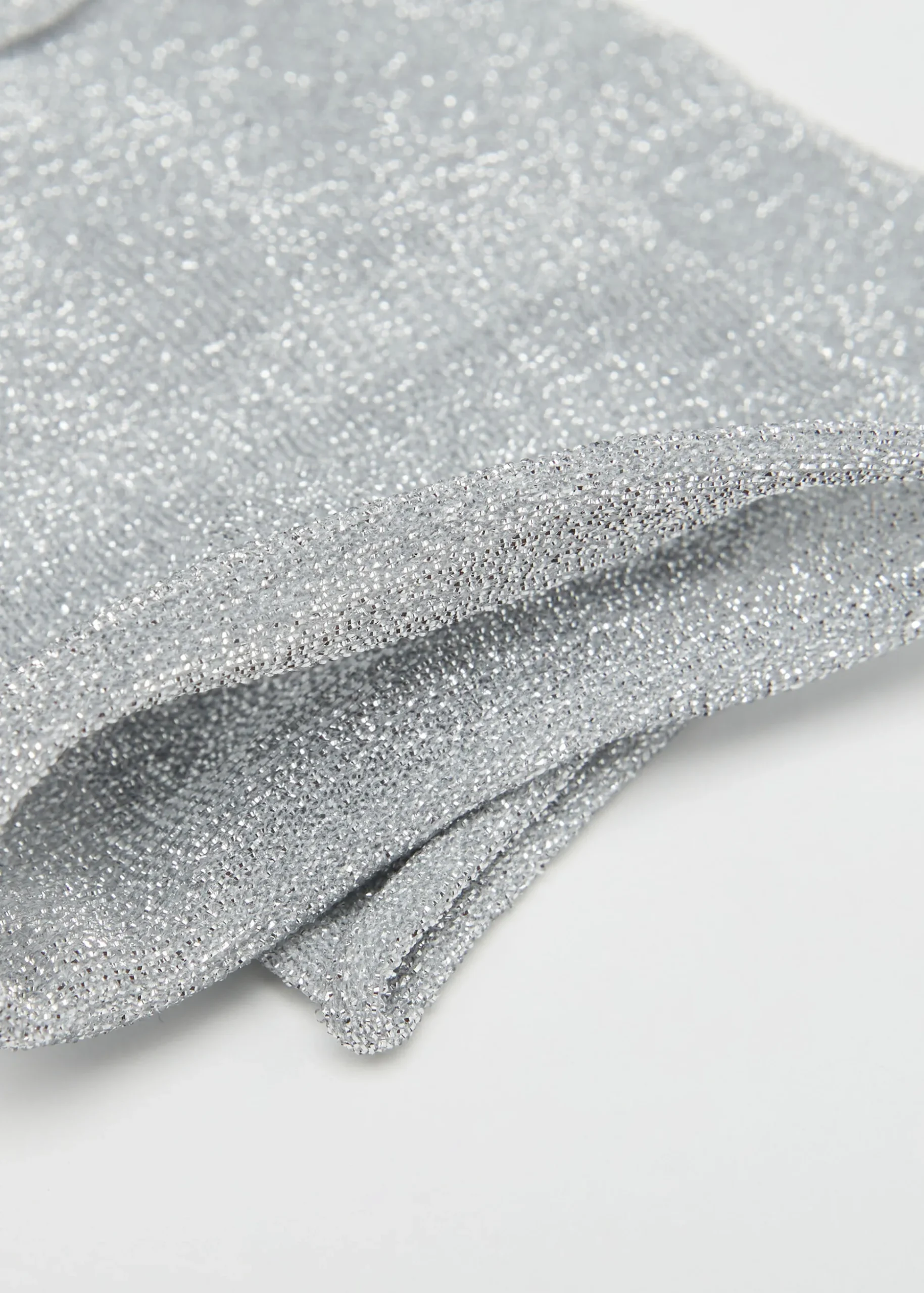 Kryjące skarpety brokatowe