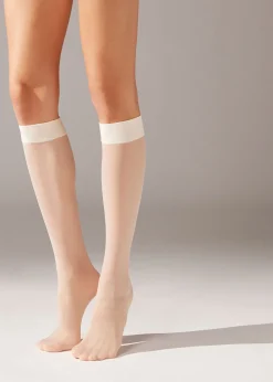 Podkolanówki 20 Den z Wygodnym Ściągaczem