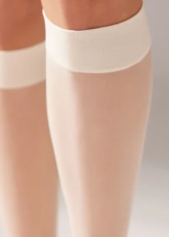 Podkolanówki 20 Den z Wygodnym Ściągaczem