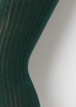 Prążkowane rajstopy bawełniane dziewczęce