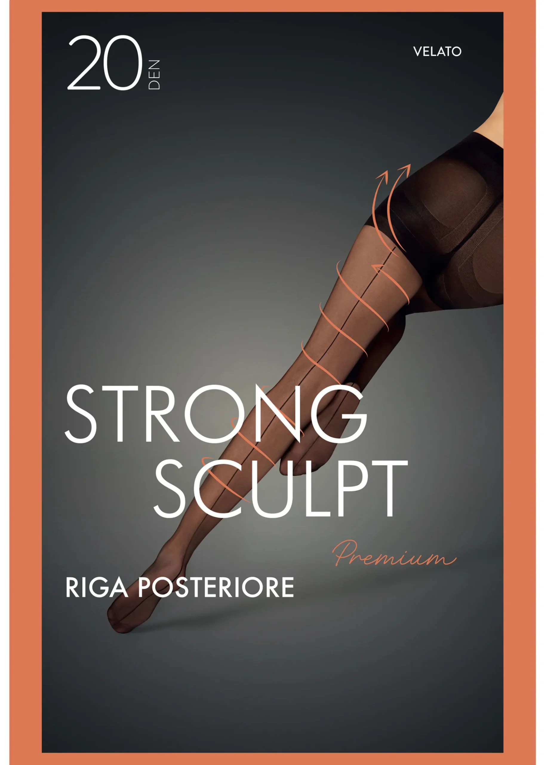 Rajstopy Total Shaper Tylny Szew