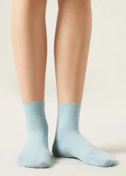 Skarpetki w Prążki Krótkie