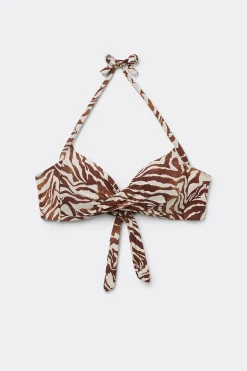 Trójkąt usztywniany góra od kostiumu Brown Zebra